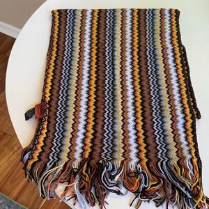 Missoni Zigzag Patterned Scarf